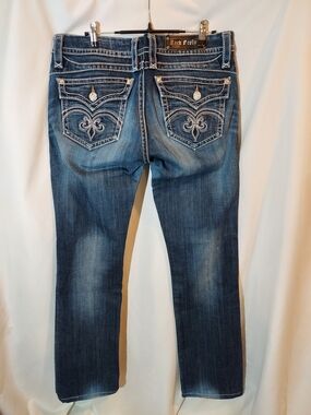 Rock Revival Sasha Straight Leg Jeans - Dark Wash - Size 32